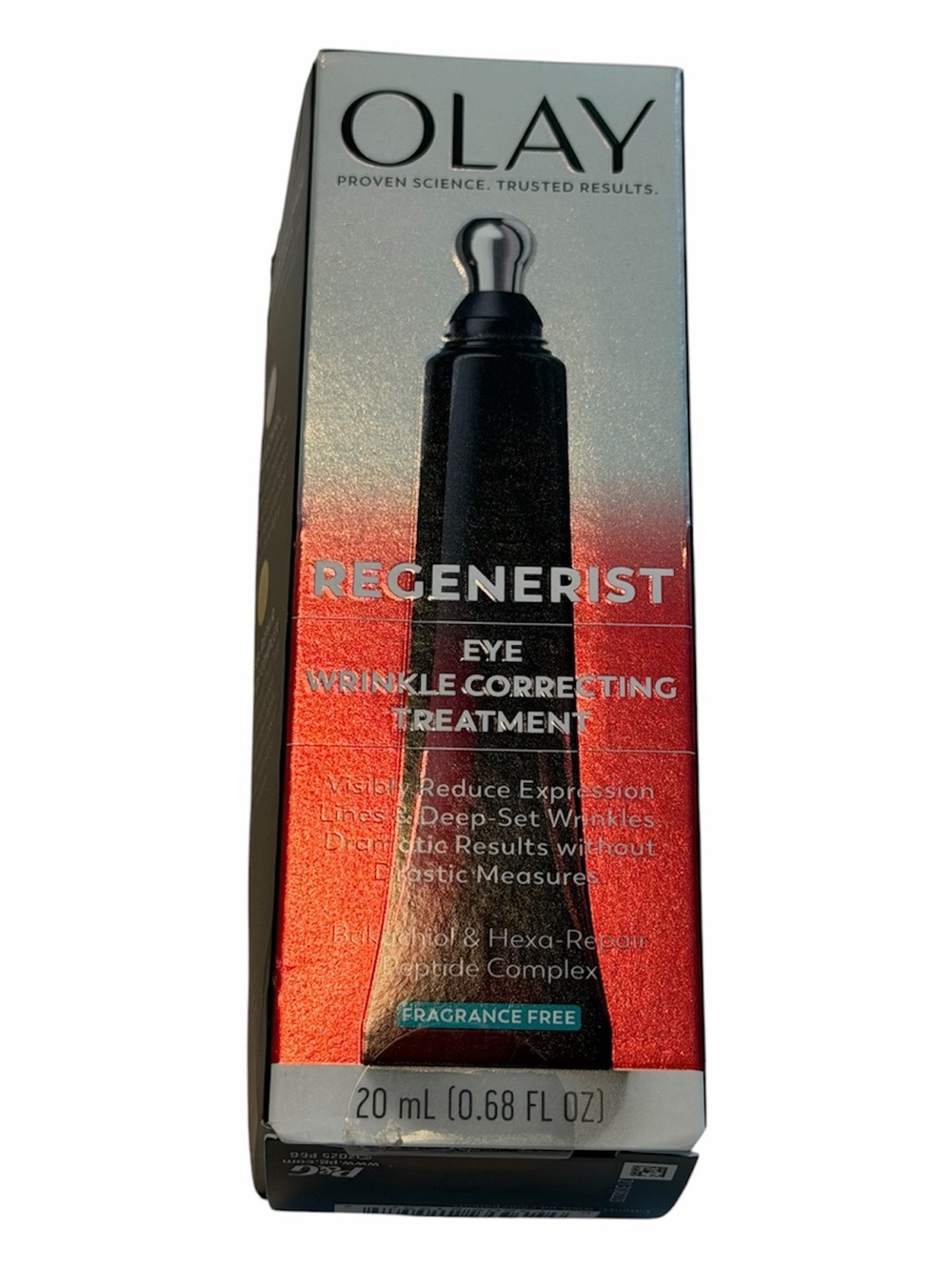 Olay Regenerist Eye Wrinkle Correcting Serum Peptide Bakuchiol Fragrance Free